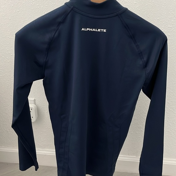 Alphalete Amplify Navy Quarter Zip Pullover - Picture 4 of 4